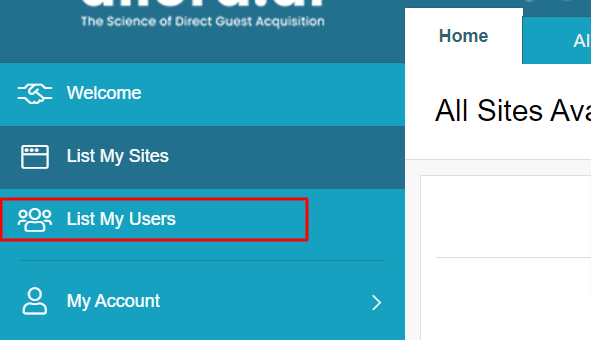 SHR BE-Setting Up User Accounts in SHR BE