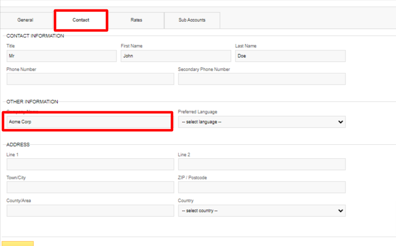 SHR BE-How Corporate Accounts work with Opera in SHR BE