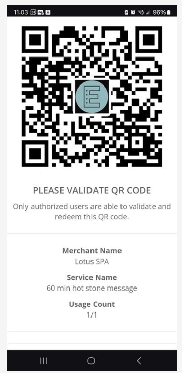 CRM-Reward Redemptions with QR Codes