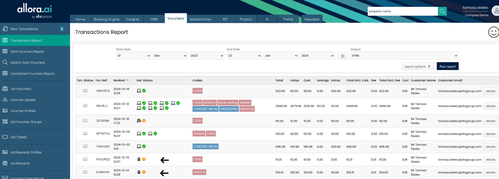 SHR BE-Booking Engine Enhancements - April 2024