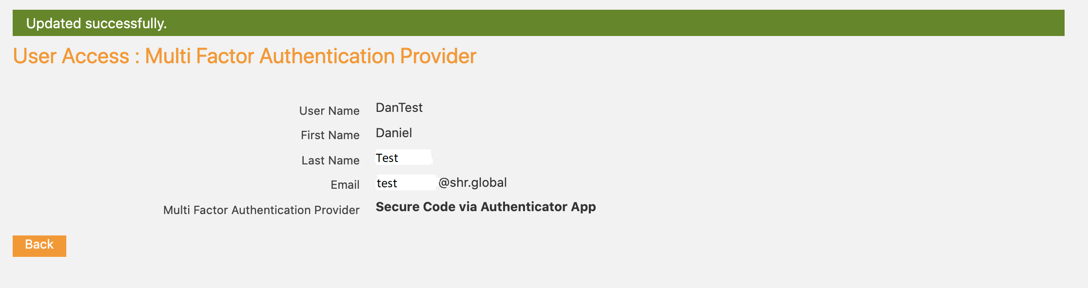 CRS-Security - User Access and Authentication