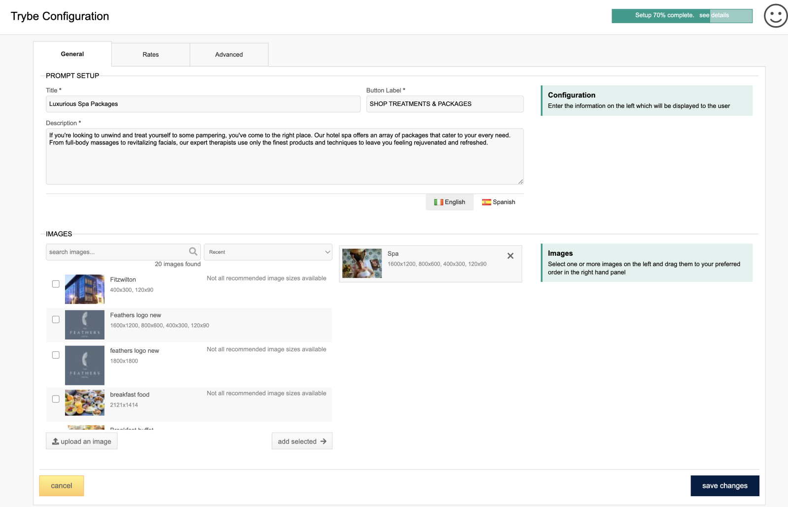Trybe Integration with SHR BE