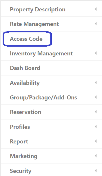 CRS-Access Codes