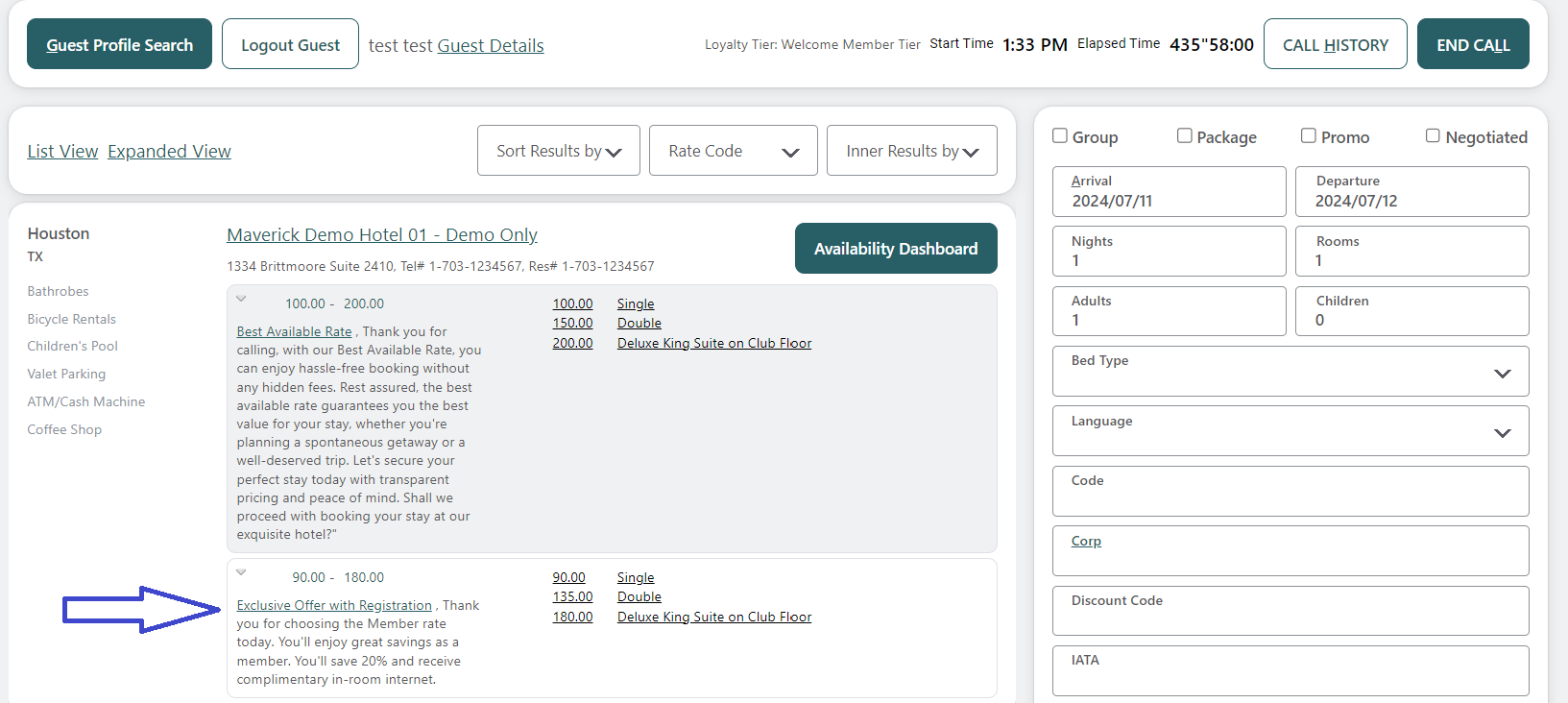 CRM-Guest Profile Lookup & Member Creation in the CRO Voice Application