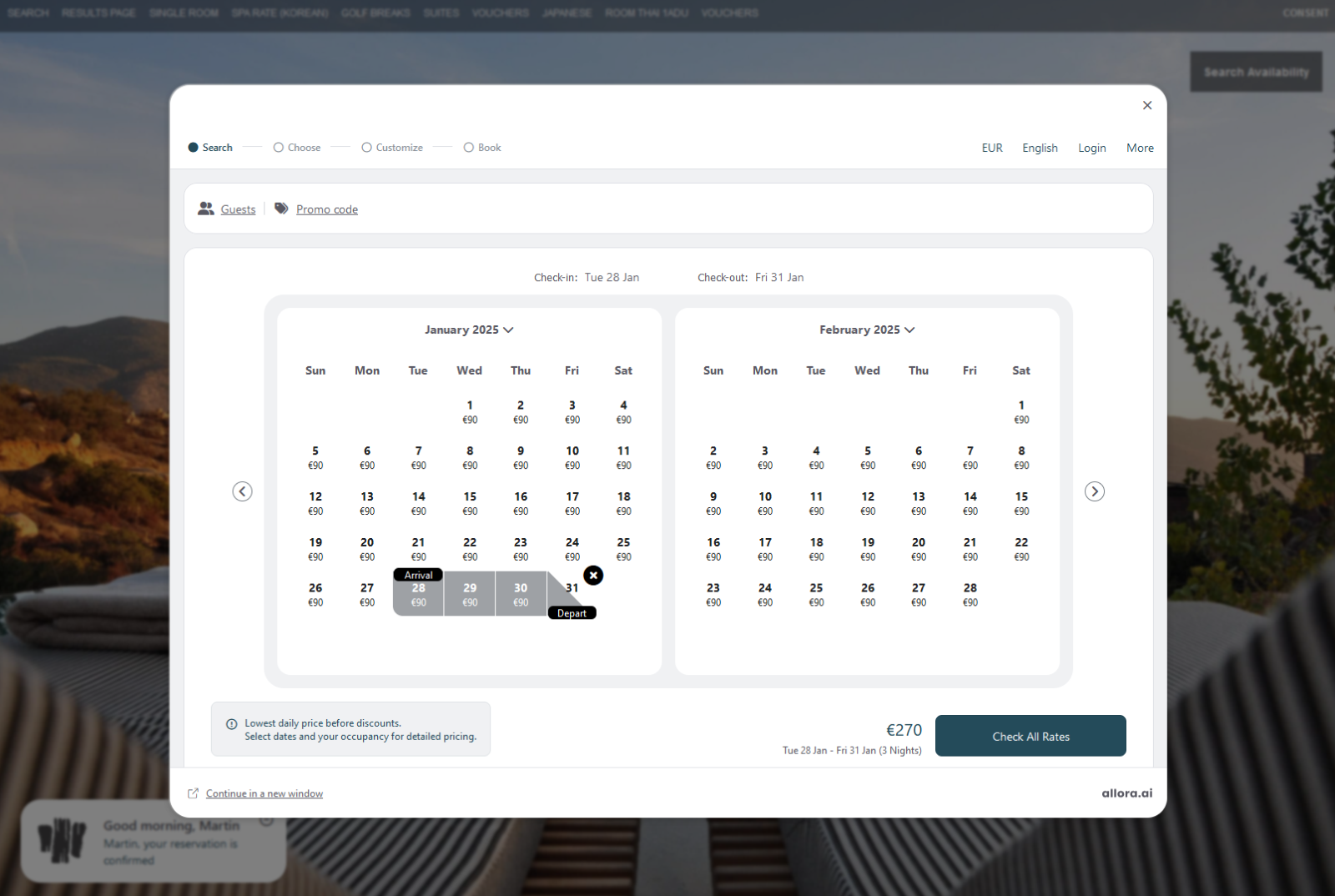 SHR BE-Booking Engine Enhancements - December 2024
