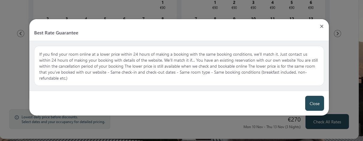 SHR BE-Booking Engine Enhancements - December 2024