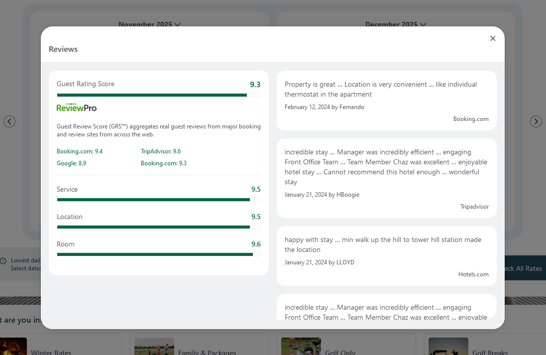 SHR BE-Booking Engine Enhancements - December 2024