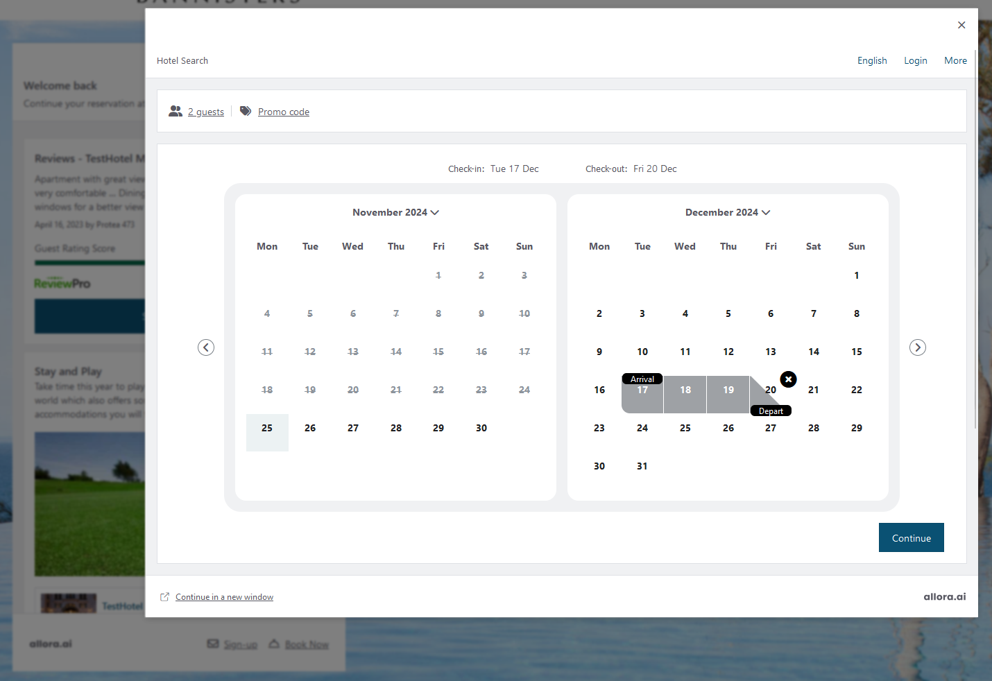 SHR BE-Booking Engine Enhancements - December 2024