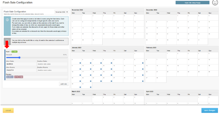 SHR BE-How to set up a Booking Engine Flash Sale in SHR BE