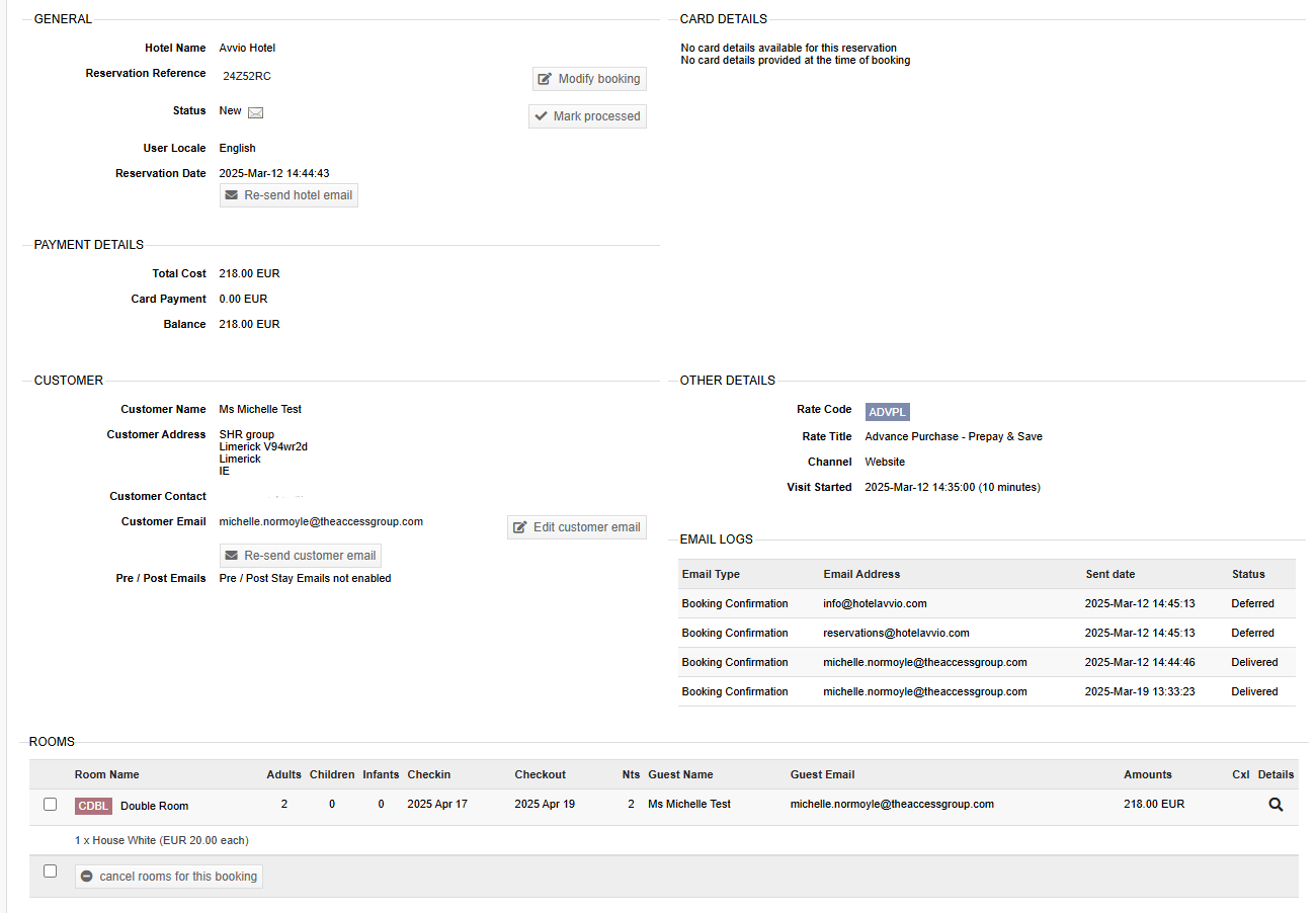 SHR BE-Running a Reservation Report in SHR Booking Engine
