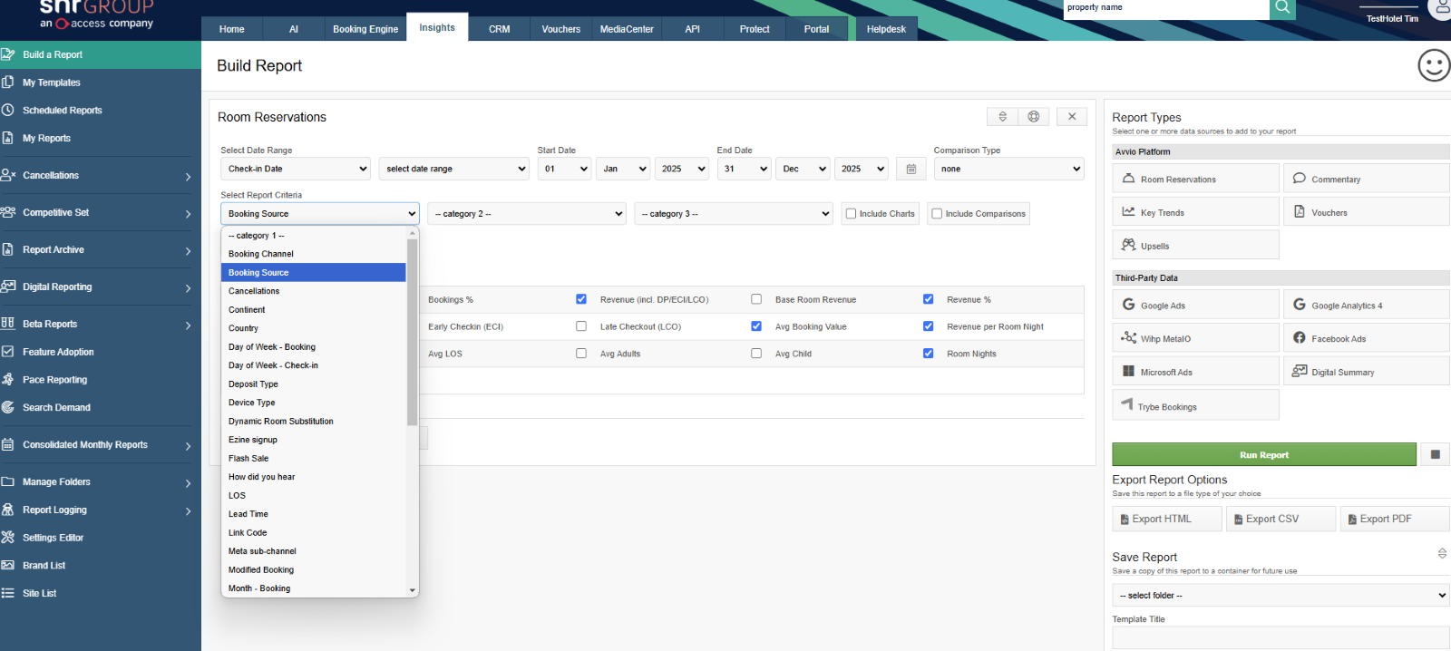 SHR BE-Booking Engine Enhancements - March 2025