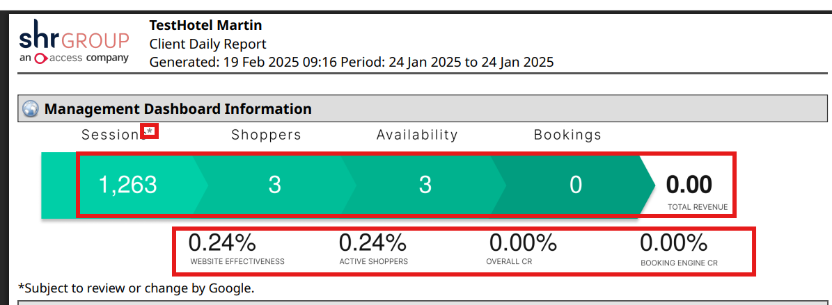 SHR BE-Booking Engine Enhancements - March 2025