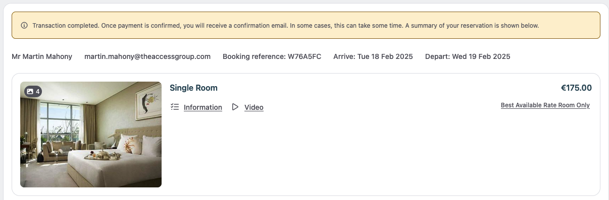 SHR BE-Booking Engine Enhancements - March 2025