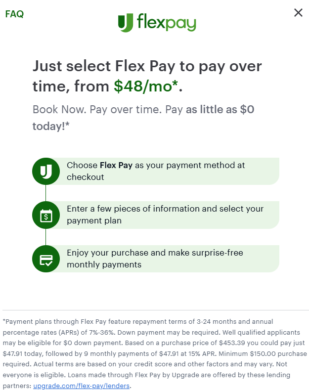 CRS-BE-Buy Now Pay Later with Flex Pay