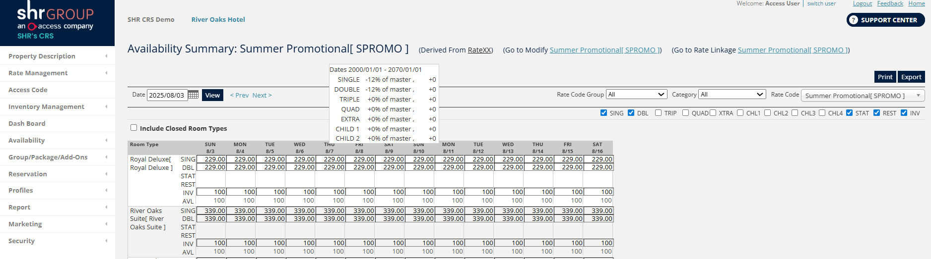 CRS-Dashboard