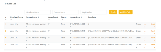 CRM-QR Code Configuration